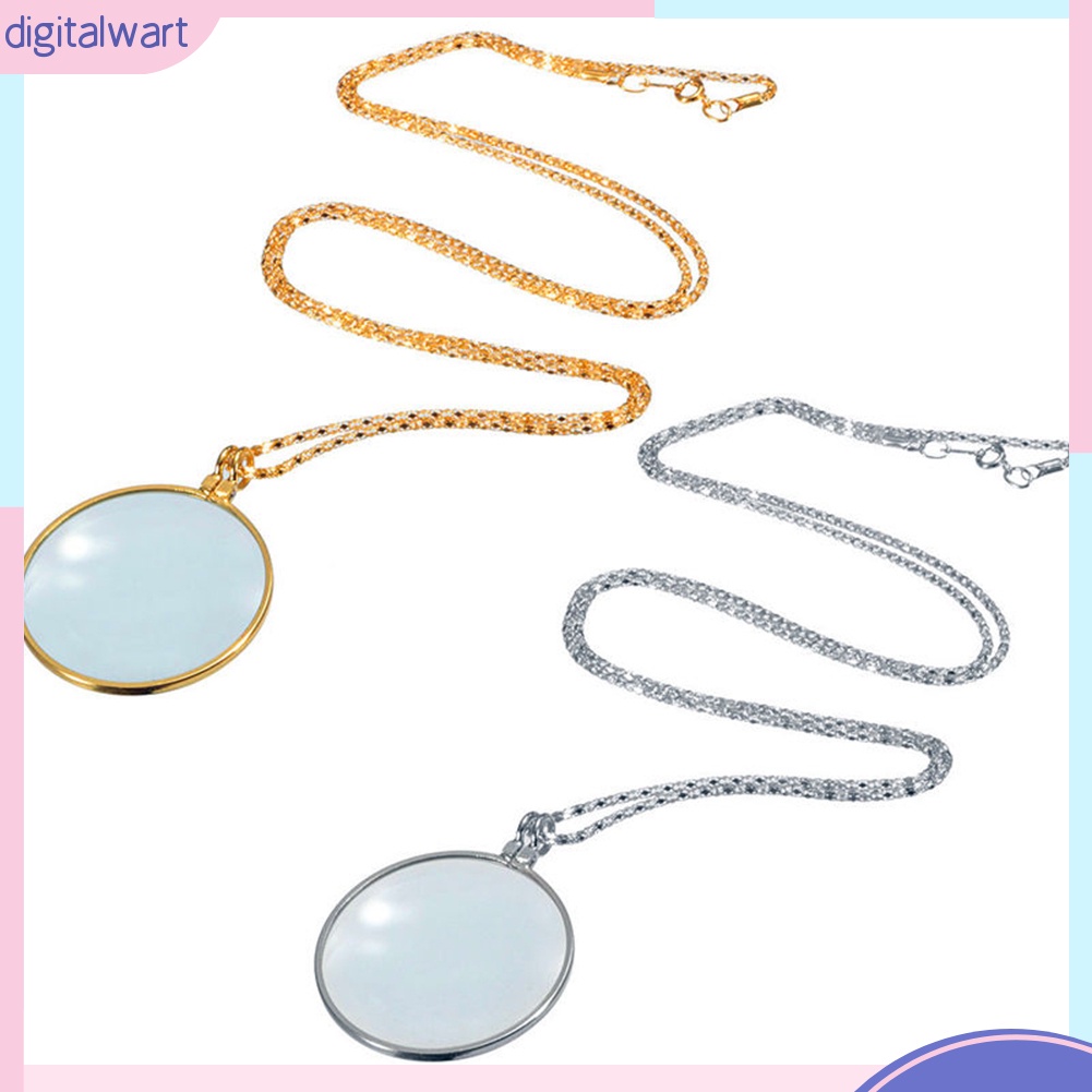 Dây Chuyền Mặt Kính Lúp Phóng Đại 5 Lần Có Kính Lúp Phóng Đại