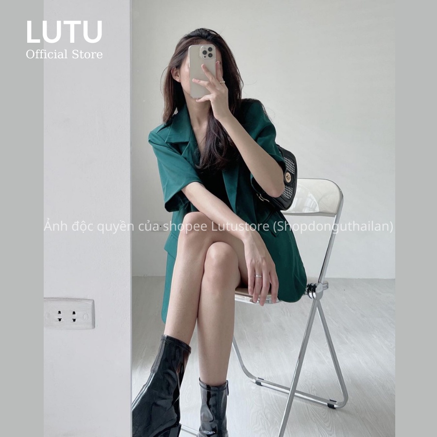 Áo Blazer ngắn tay thời trang Hàn Quốc dễ phối đồ