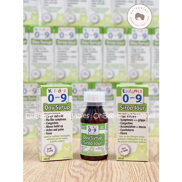 Siro Ho Và Cảm Lạnh Cough &amp; Cold Syrup For Kids cho bé SS - 9y Hàng nội địa Canada [OH BABIES]