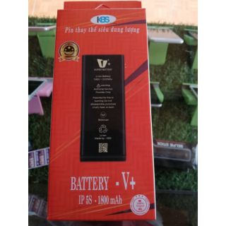 Pin iphone 5s chính hãng KBS dung lượng cao