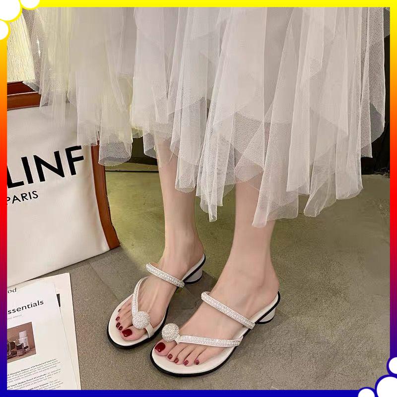 Giày Sandal Cao Gót Hở Mũi Thời Trang Xu Hướng
