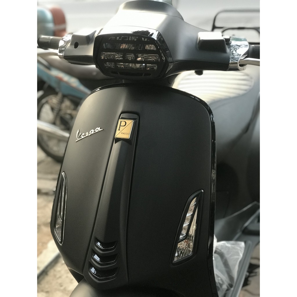 LOGO CHỮ P ĐỘ XE VESPA LOẠI MỎNG