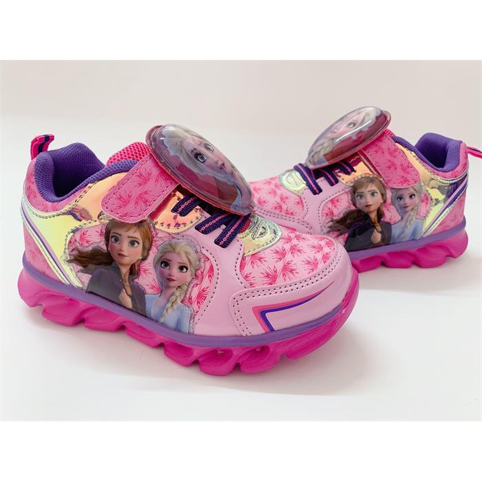 Giày công chúa Elsa và Anna phong cách thể thao có đèn led sáng cho bé gái 4-12 tuổi