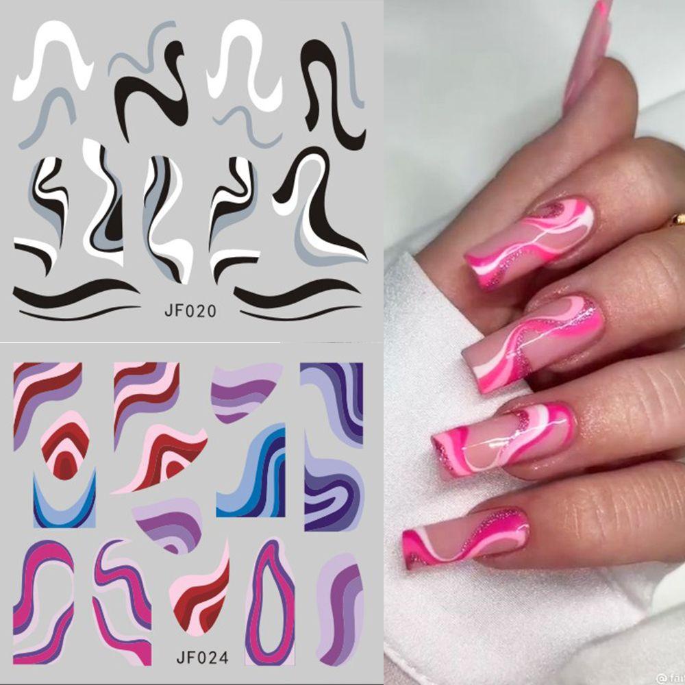 Đề Can Dán Móng Tay 3D Phong Cách Pháp Thời Trang DIY