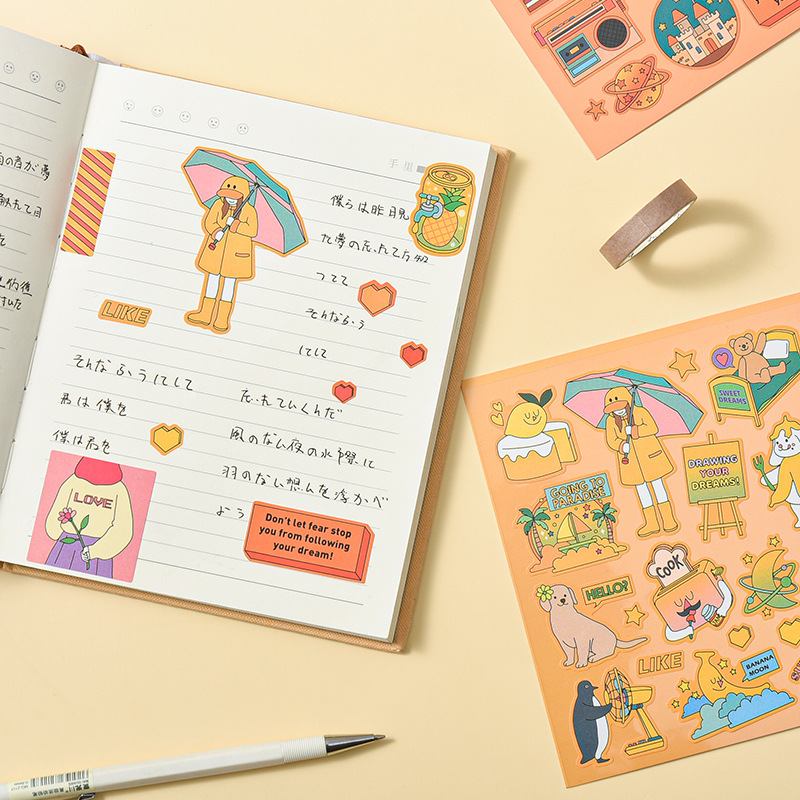 1 Tấm Hình Dán Trang Trí Album Xinh Xắn