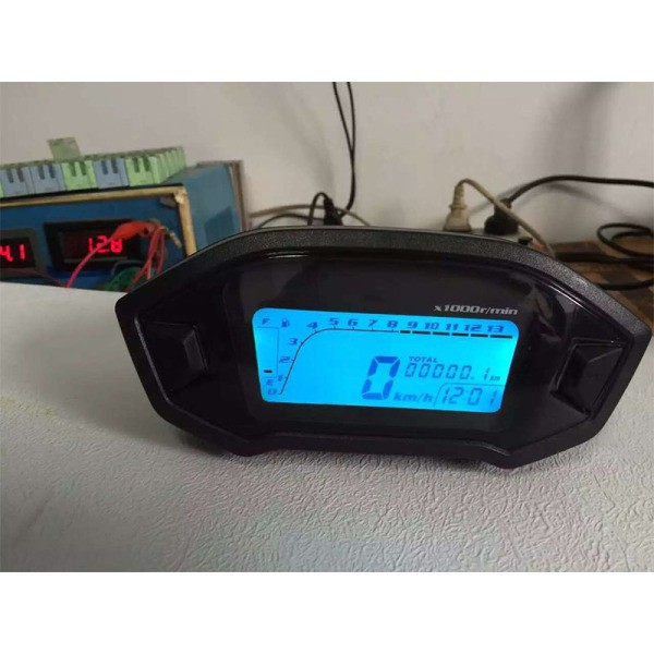 Đồng Hồ Đo Tốc Độ Màn Hình LCD 13000Rpm Cho Xe Máy