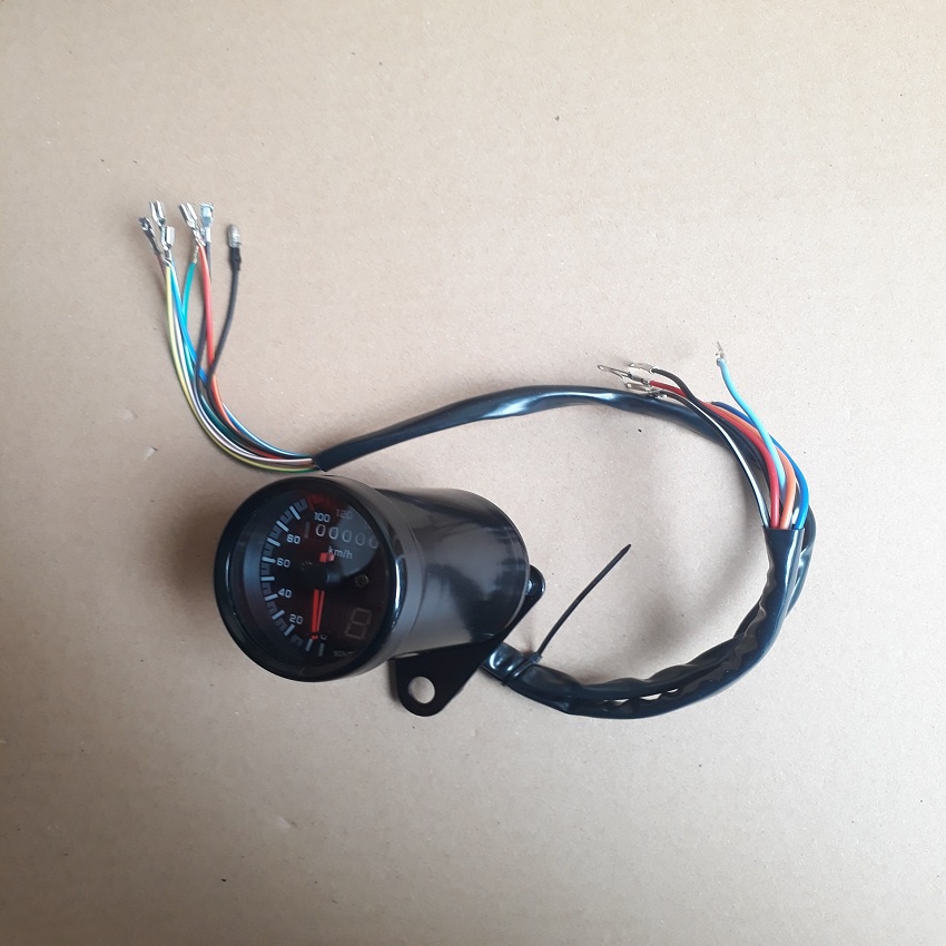 Đồng hồ báo số chuyên độ xe máy classic phù hợp độ Cafe Racer Tracker