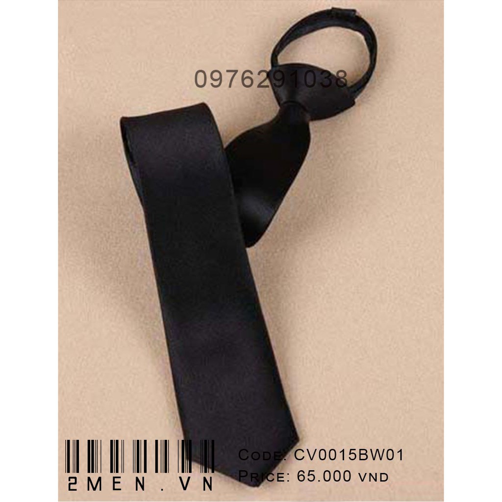 Cà vạt nam nữ bản nhỏ cavat thắt sẵn