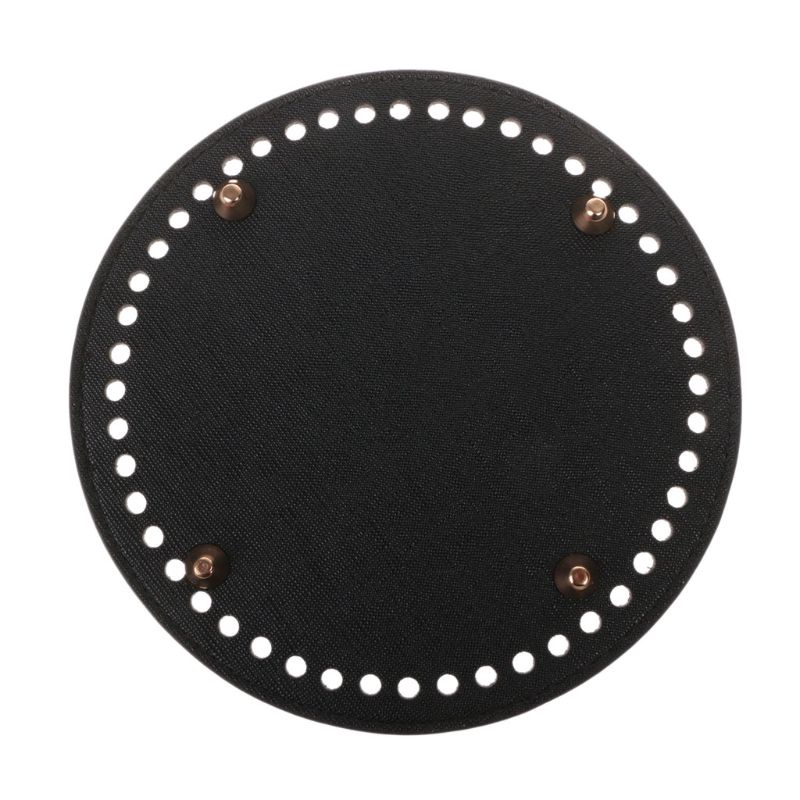 Túi Xách Da Đính Đinh Tán Đáy Tròn DIY