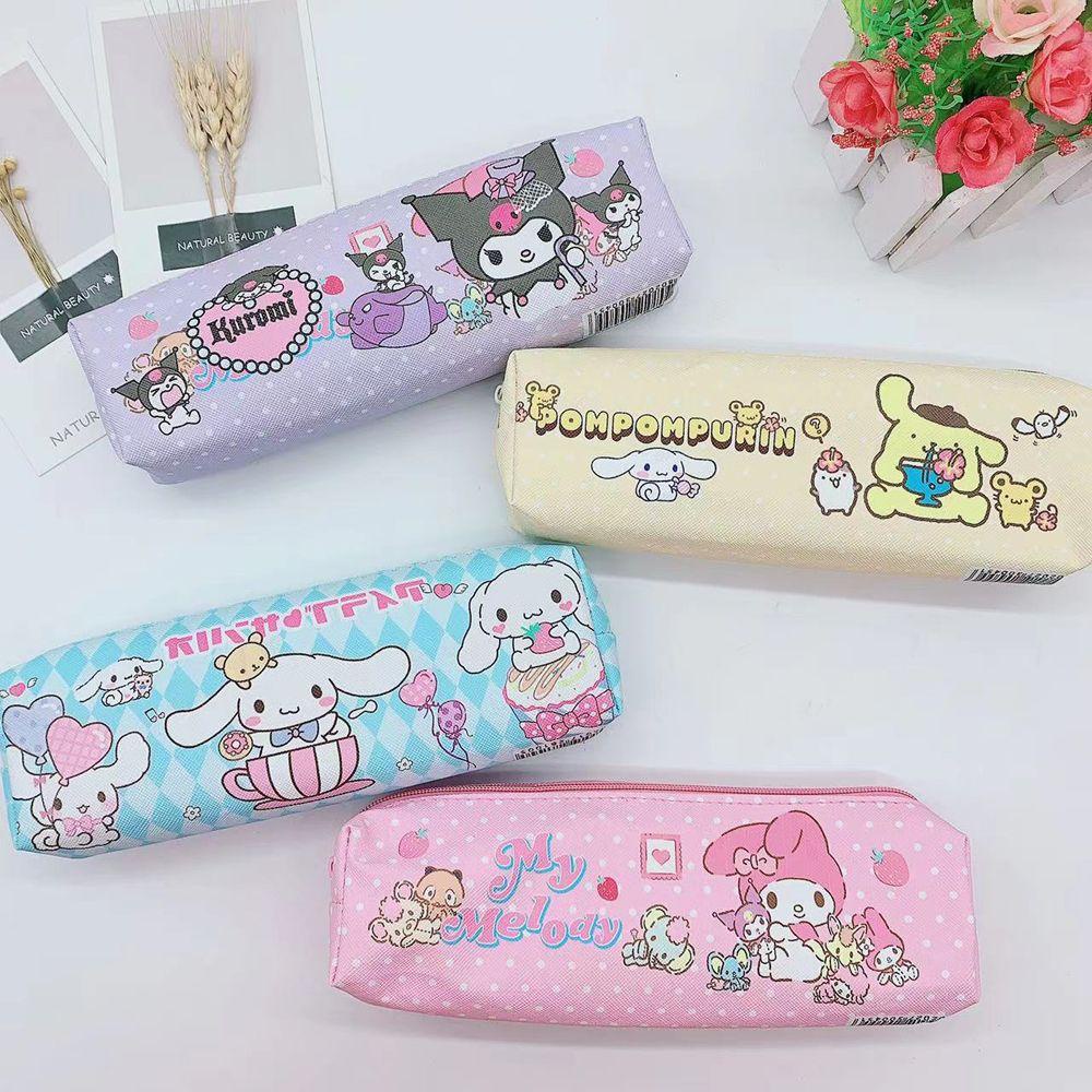 Bóp Viết Da PU Hình Cinnamoroll Dễ Thương