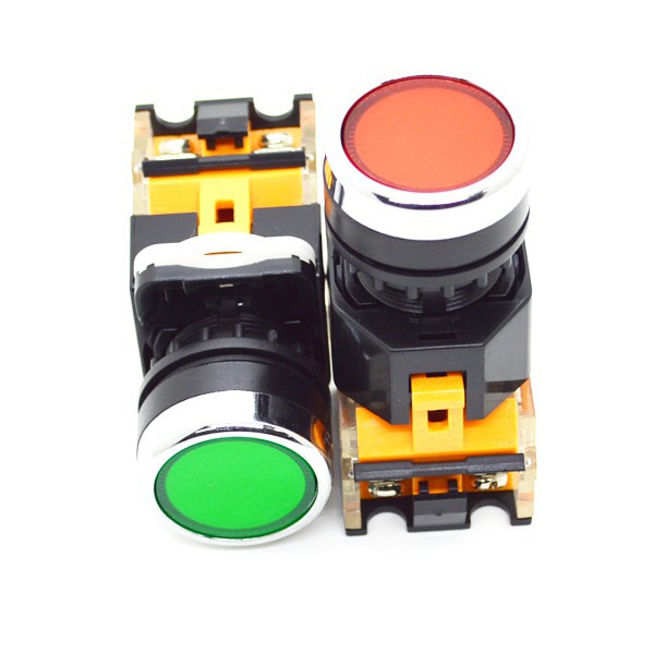 Công tắc nút nhấn nhả phi22mm / nút nhấn giữ phi 22mm