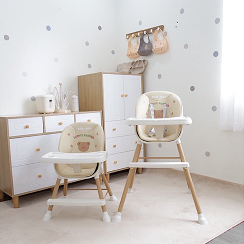 Ghế ăn dặm đa năng Bar rot cho bé từ 5 tháng đến 5 tuổi