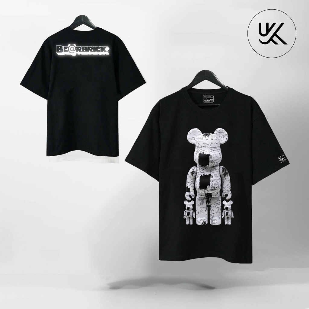 Áo Thun Tay Lỡ BearBrick, Áo phông unisex Form rộng Oversize, chất liệu Cotton. KKIMSHOP