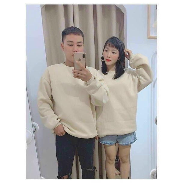 ÁO SWEATER TRƠN DÀY PHÔM UNISEX NAM NỮ