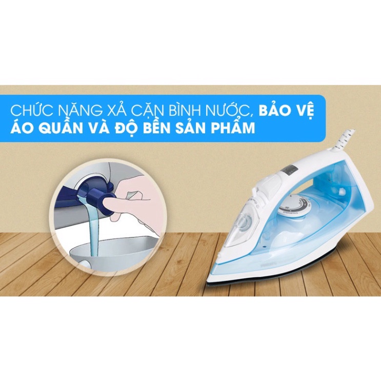 Bàn Ủi Hơi Nước Philips GC1740 (2000W - Xanh Dương) - Bảo Hành Chính Hãng 2 Năm