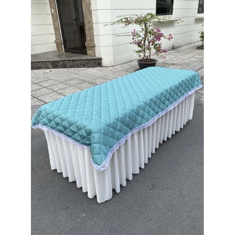 GA/DRAP THUN CHO SPA, TIỆM NAIL MI, TMV hàng may xếp ly dày đẹp