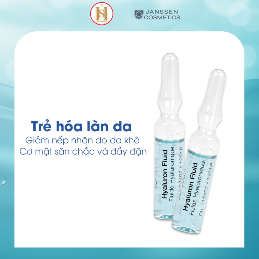 J05 - Tinh chất dưỡng ẩm, cấp ẩm cho da khô - Janssen Cosmetics Hyaluron Fluid