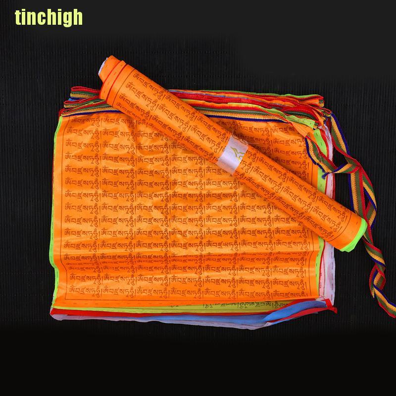 Set 20 lá cờ cầu nguyện của Phật giáo Tây Tạng