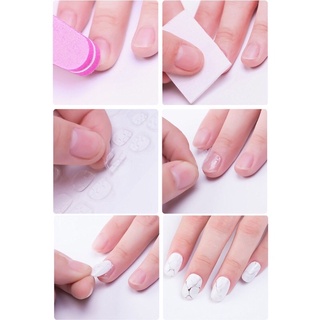 Miếng dán 2 mặt dán móng tay, nailbox 24 miếng