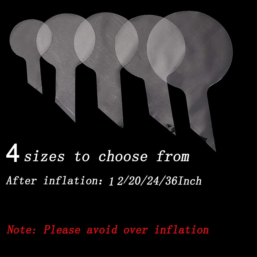 BOBO Bong Bóng Trong Suốt 50.8 cm Có Thể Tái Sử Dụng