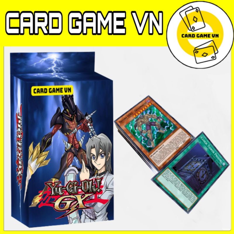 [BÀI IN] Bài YuGiOh - Hộp Thẻ Bài FullBox - Bộ 63 lá bài Destiny Hero của Aster Phoenix ( Edo ) - Card Game VN