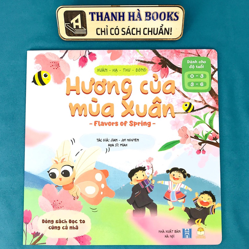 Sách - Xuân - Hạ - Thu - Đông - Bộ 4 quyển (Dòng sách đọc to cùng cả nhà - bìa mềm cho bé 0 - 6 tuổi)