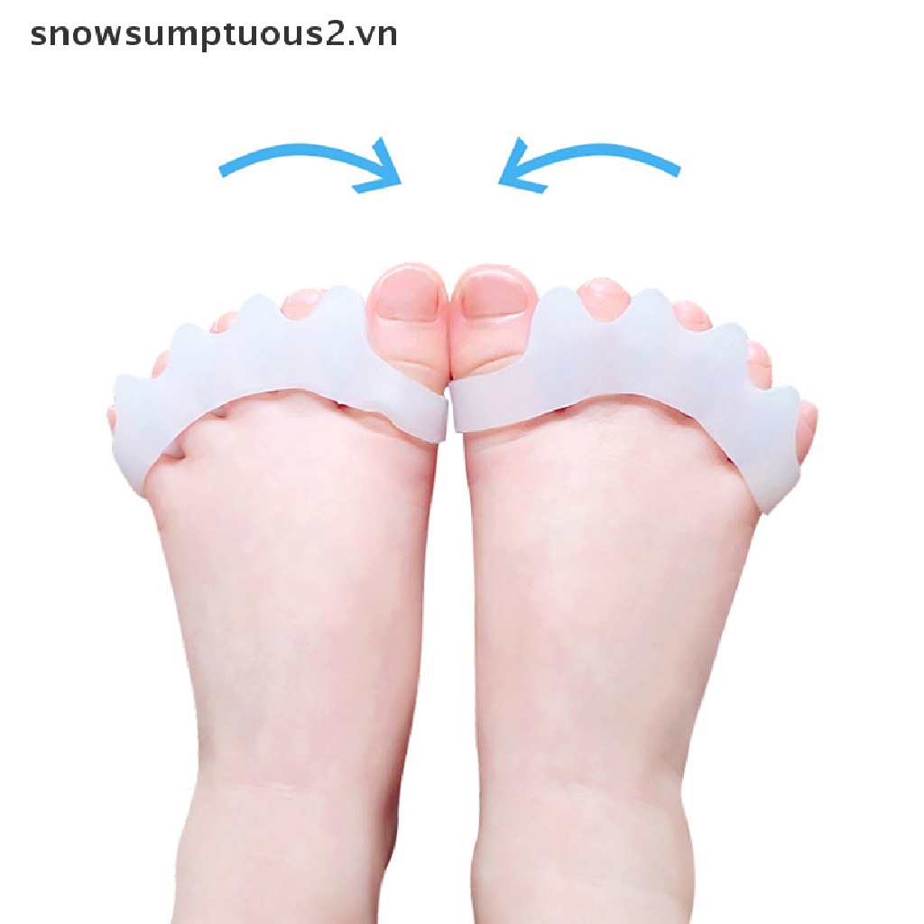 1 Cặp Dụng Cụ Silicone Tách Ngón Chân Trẻ Em