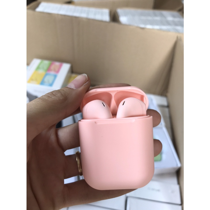 Tai nghe bluetooth không dây Inpods i12 TWS nút cảm ứng âm thanh.Có mic đàm thoại