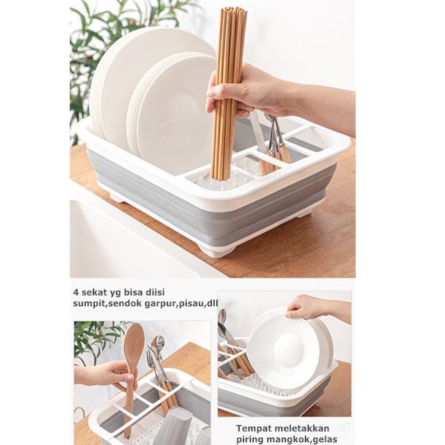 Giá Để Chén Dĩa Gấp Gọn Tiện Dụng | BigBuy360 - bigbuy360.vn