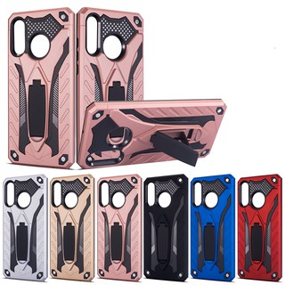 Ốp điện thoại phong cách áo giáp có gắn giá đỡ dành cho Huawei Nova 3/3e/3i/4/4e