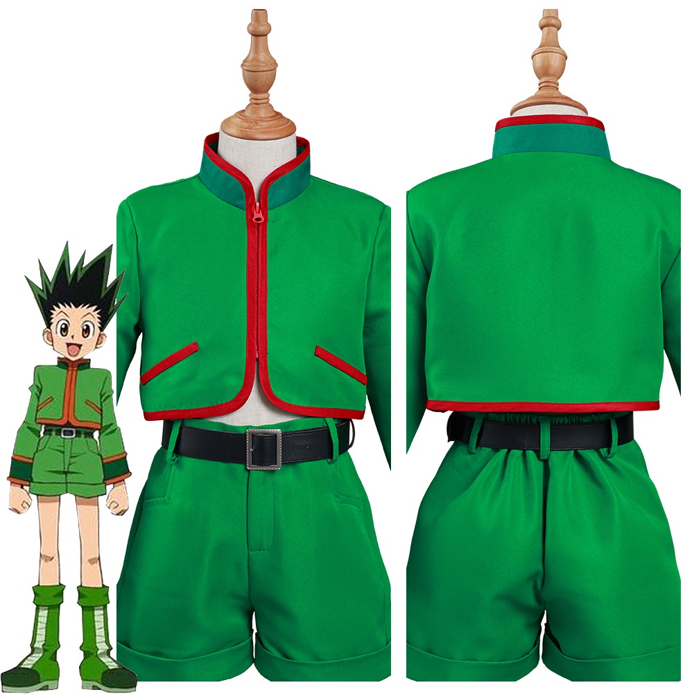 Bộ đồ hóa trang nhân vật Gon Freecss phim Hunter x Hunter độc đáo cho trẻ em