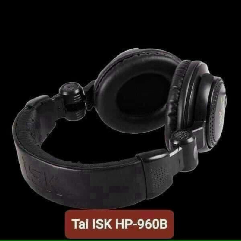 Tai nghe kiểm âm chuyên dụng phòng thu ISK, tai ốp chuyên cho livestrem, chân jack 3.5 và 6.5mm KLH | BigBuy360 - bigbuy360.vn