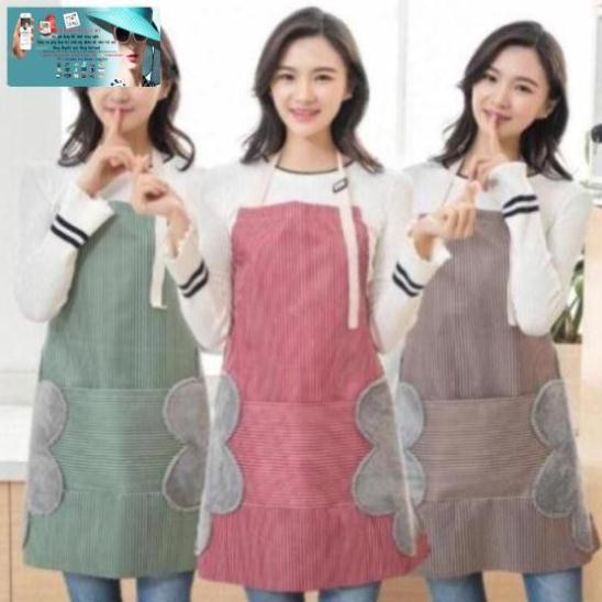 Tạp dề kèm bông lau tay