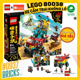 80038 lego tiểu hầu tử monkie kid’s team van xe cắm trại khổng lồ 0937bricks