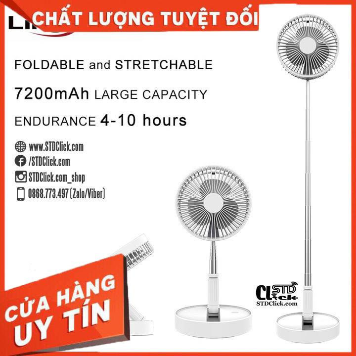 QUẠT TÍCH ĐIỆN ĐA NĂNG P9 PIN SẠC 7.200MAH KÉO DÀI CAO THẤP HÀNG CHUẨN