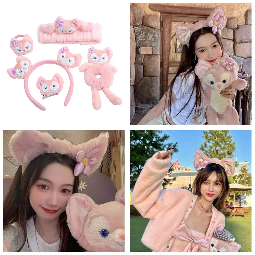 Băng đô cài tóc hình chú cáo Disney nhồi bông dễ thương cho bé gái