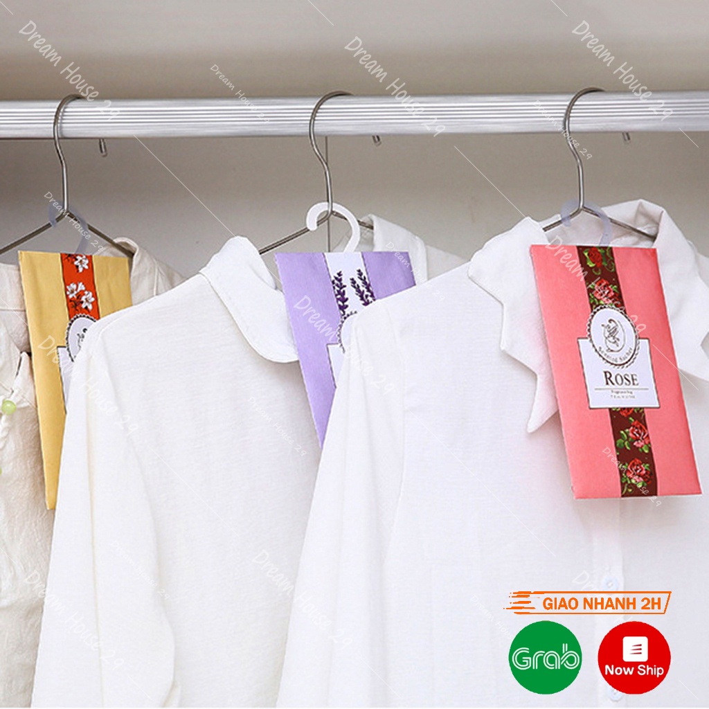 Túi thơm để tủ quần áo chiết xuất 100% thảo mộc tự nhiên, nhiều hương thơm kích thước 18cm x 12cm