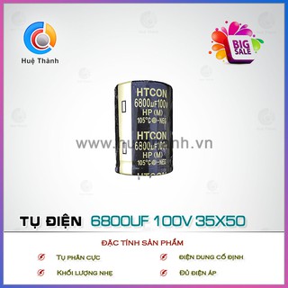 Tụ điện 100V 6800UF 35*50, đảm bảo tin dùng, chất lượng, hàng uy tín, giá rẻ cạnh tranh, hỗ trợ lâu dài