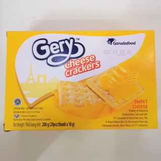 Bánh Quy Phô Mai Gery Cheese Crackers (Hộp 200g)