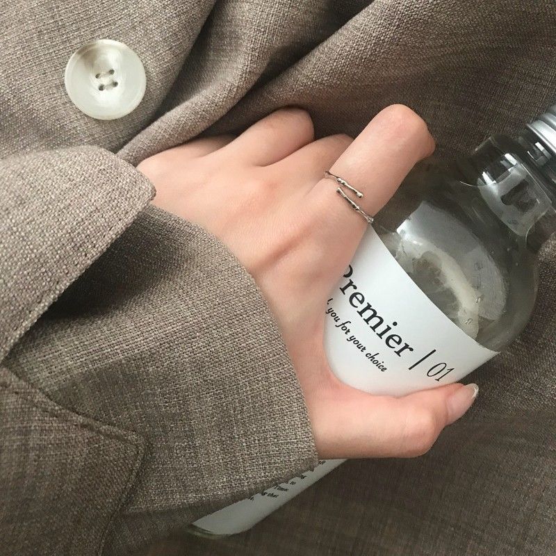 Nhẫn hợp kim thời trang đơn giản