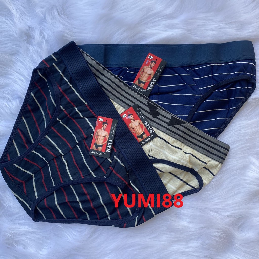 Bộ 3 Quần Lót Nam Vải Cotton 4 Chiều Co Giãn Thoải Mái Vừa Vặn Ôm Khít Body