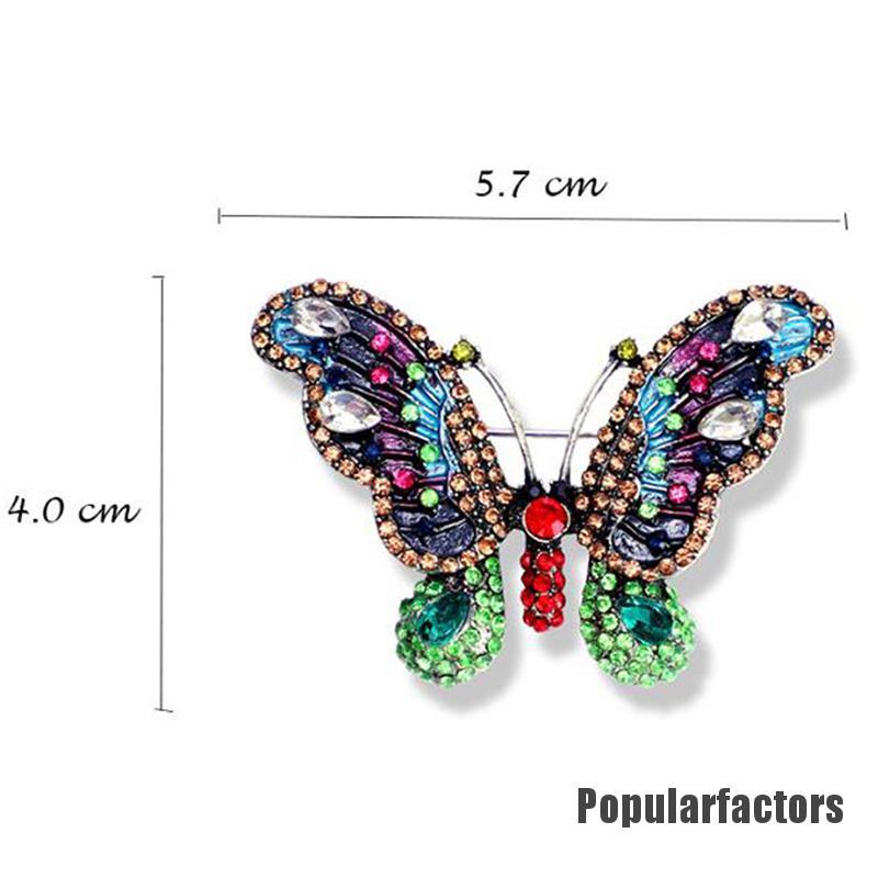 Ghim Cài Áo Hình Bướm Sang Trọng