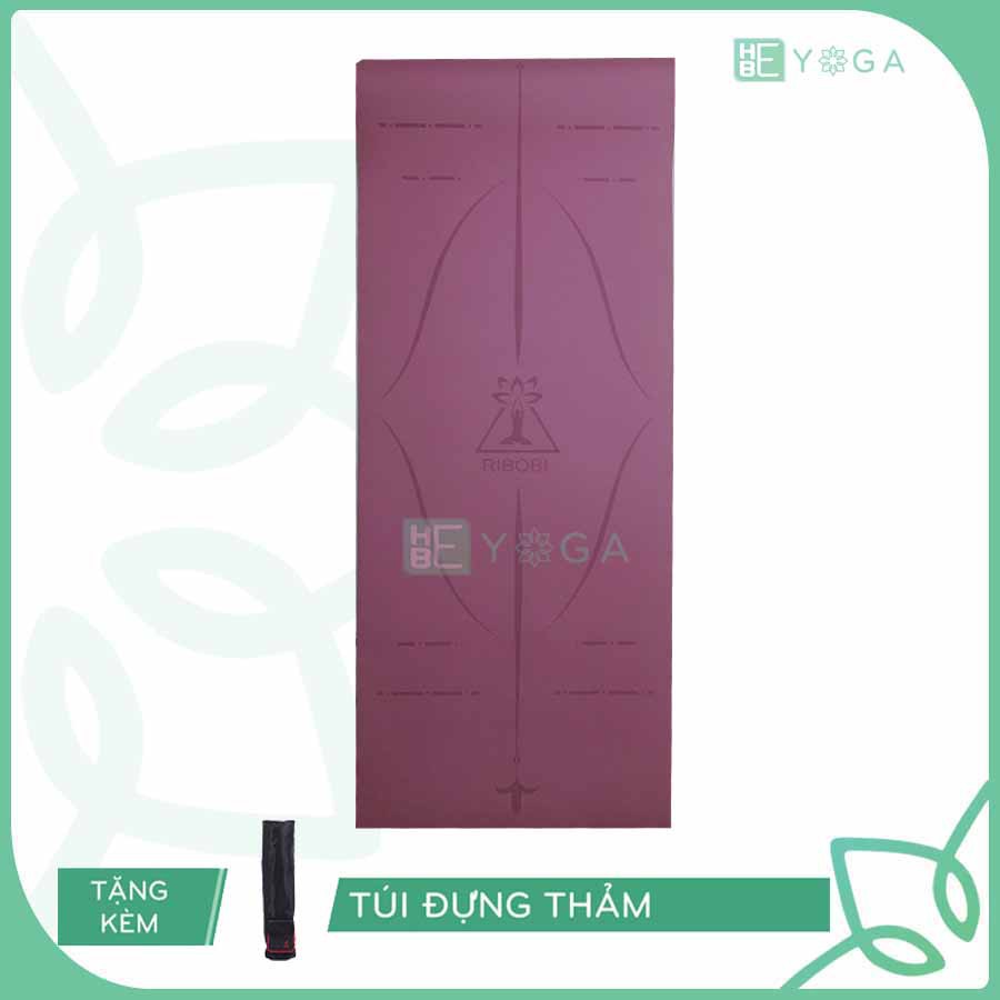 Thảm Tập Yoga Định Tuyến Relax TPE 6mm 2 Lớp