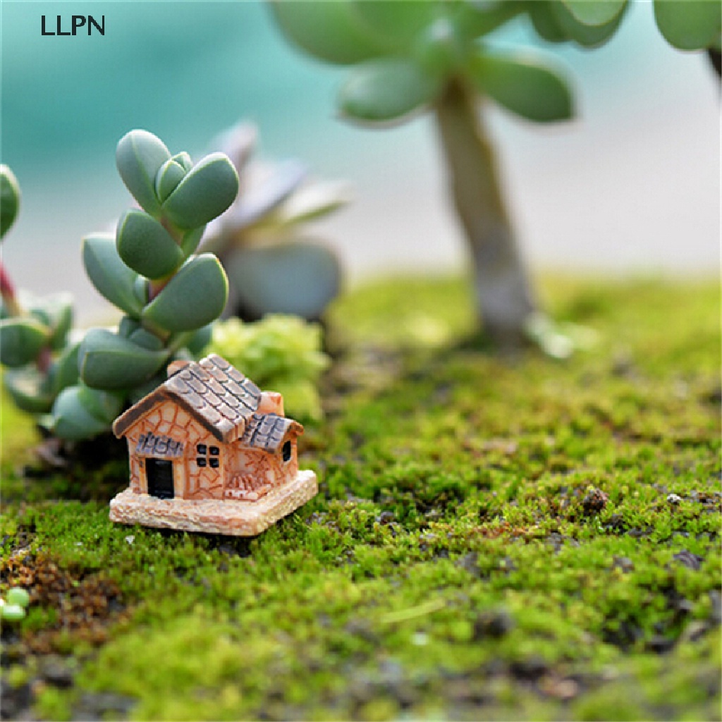 [LLPN] Set 3 Ngôi Nhà Nhỏ Trang Trí Tiểu Cảnh Làm Quà Tặng Sân Vườn