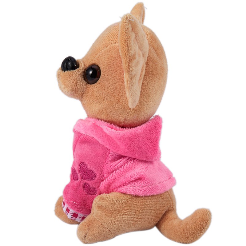 1 Chú Chó Chihuahua Nhồi Bông Dễ Thương 17cm