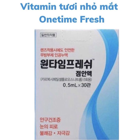 Vitamin nhỏ mắt One Time Fresh Eye Drop