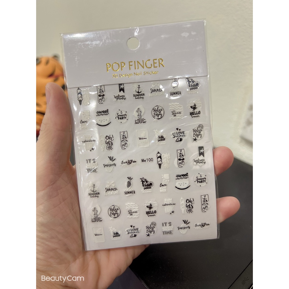 STICKER TRANG TRÍ NAIL ME100