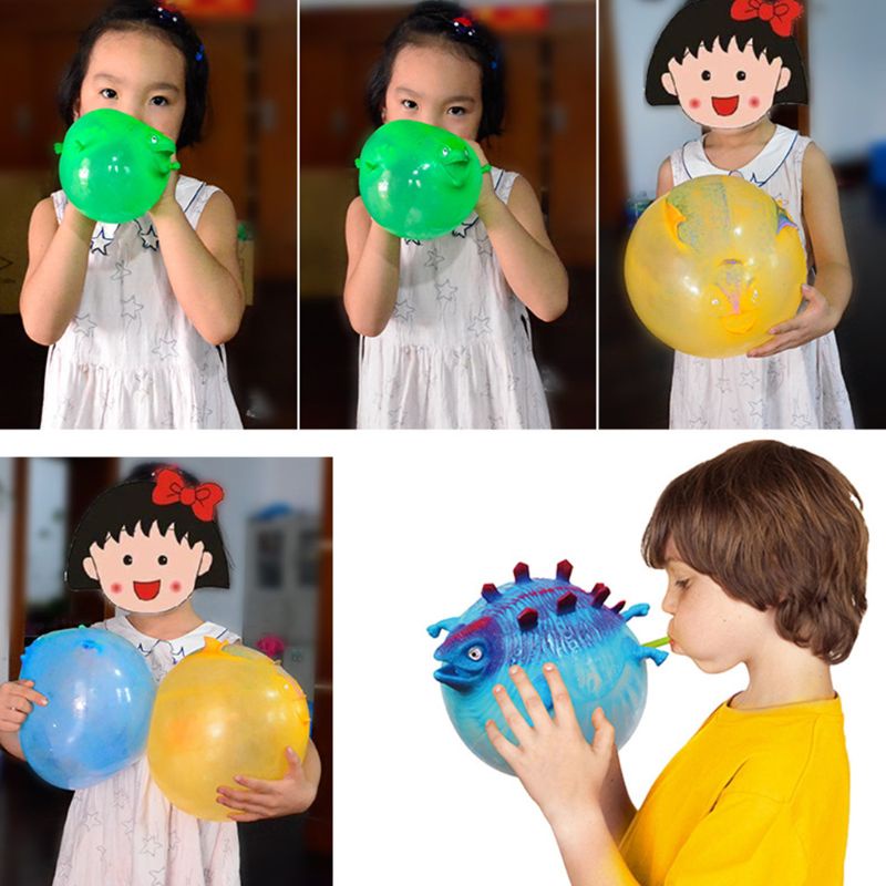 Set 4 Bong Bóng Hình Khủng Long Giúp Giảm Căng Thẳng