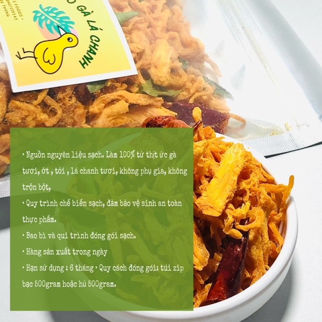  Khô Gà Lá Chanh 300g_ Kết Nối Yêu Thương_Ăn Vặt 1998s Foods | BigBuy360 - bigbuy360.vn