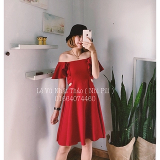 Đầm khoét eo thiết kế .
